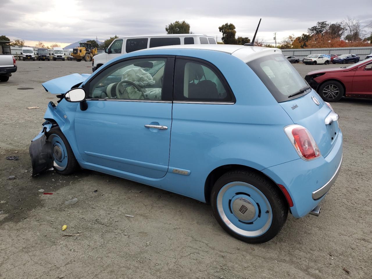 Lot #3029402715 2015 FIAT 500 LOUNGE