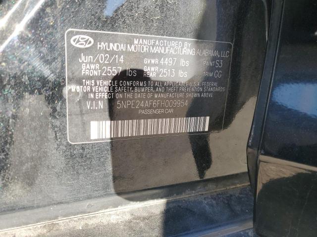 VIN 5NPE24AF6FH009954 2015 Hyundai Sonata, SE no.12