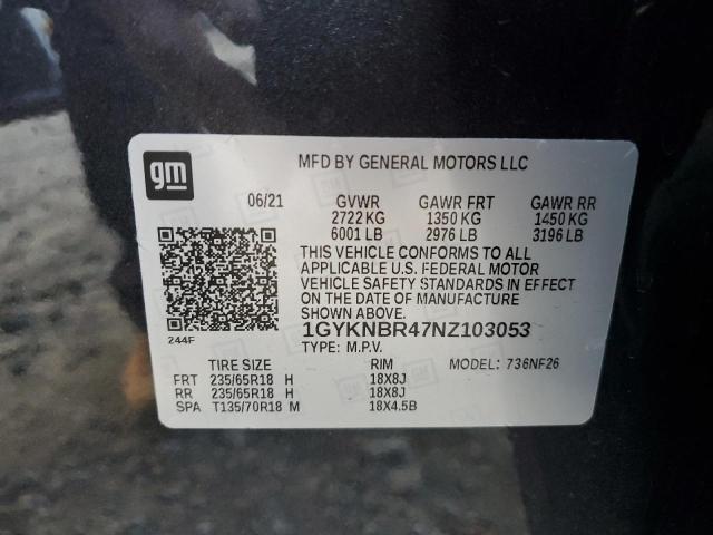2022 CADILLAC XT5 LUXURY - 1GYKNBR47NZ103053