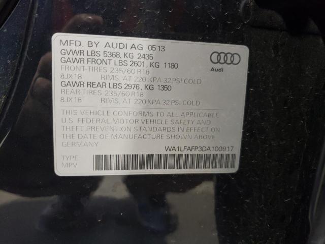 VIN WA1LFAFP3DA100917 2013 AUDI Q5 no.13