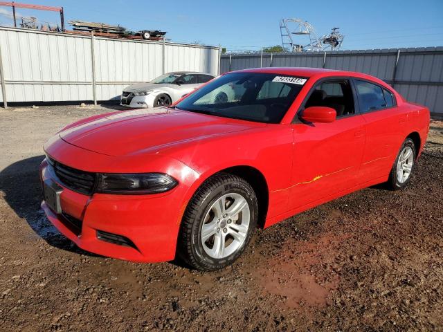 DODGE CHARGER SX 2022 red  flexible fuel 2C3CDXBG7NH250217 photo #1