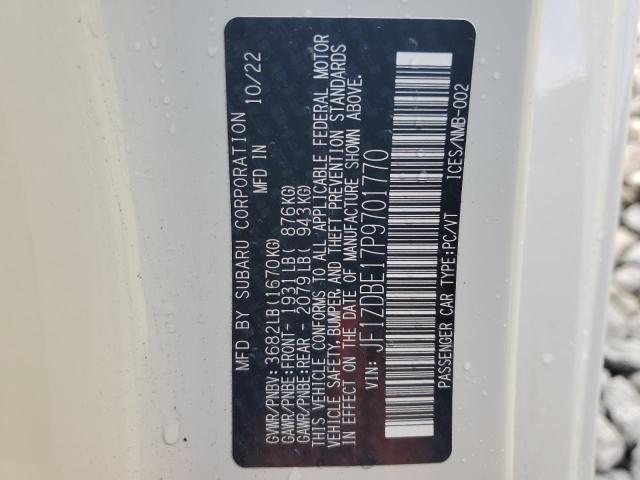 2023 SUBARU BRZ LIMITE JF1ZDBE17P9701770