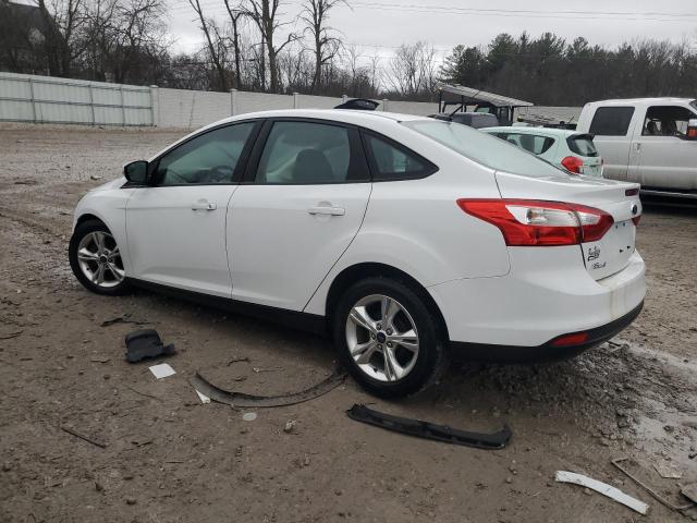 FORD FOCUS SE 2014 white  gas 1FADP3F24EL198021 photo #3