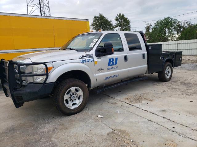 FORD F350 SUPER 2016 silver crew cha diesel 1FD8W3FT5GEA23061 photo #1