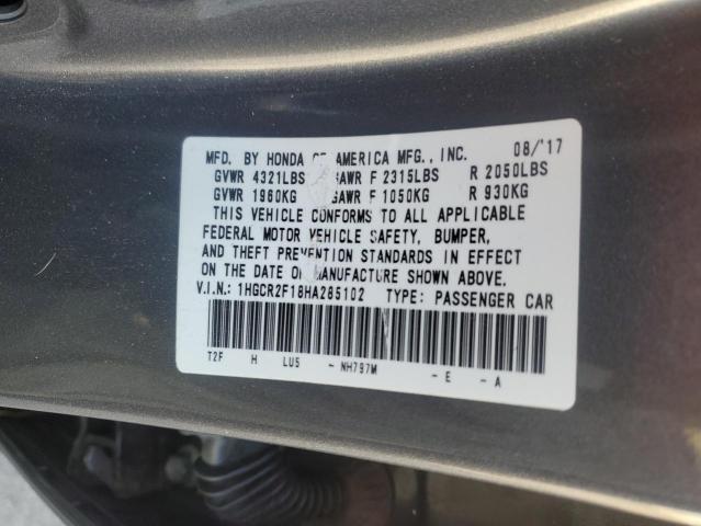 2017 HONDA ACCORD SPO - 1HGCR2F18HA285102