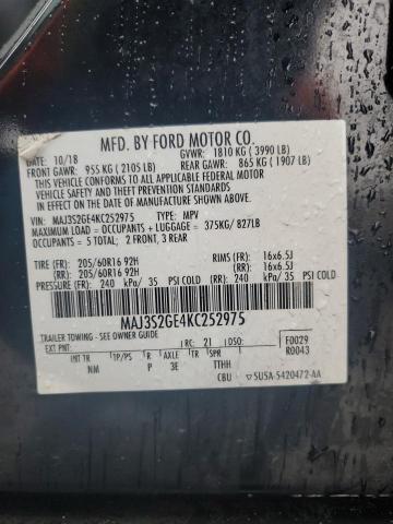 2019 FORD ECOSPORT S - MAJ3S2GE4KC252975
