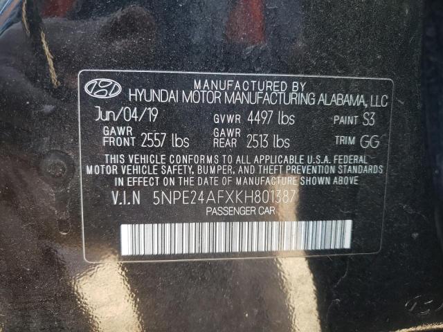 2019 HYUNDAI SONATA SE - 5NPE24AFXKH801387
