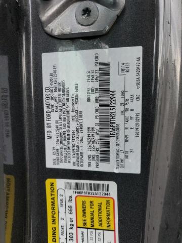 2020 FORD MUSTANG - 1FA6P8TH2L5122944