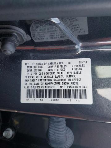 2015 ACURA TLX ADVANC 19UUB3F71FA001633