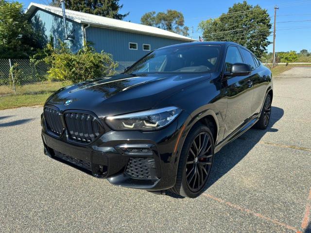 BMW X6 M50I 2022 black  gas 5UXCY8C04N9J92363 photo #3