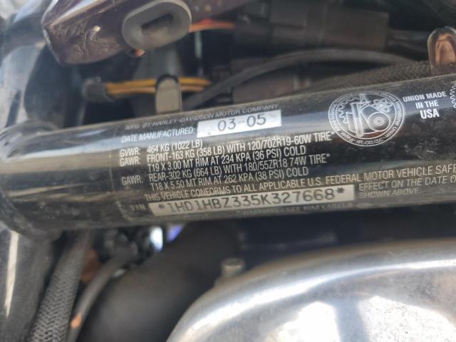 2005 HARLEY-DAVIDSON VRSCB 1HD1HBZ335K327668