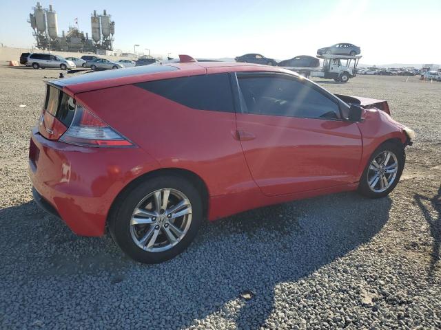 HONDA CR-Z EX 2011 red  hybrid engine JHMZF1D68BS012297 photo #4