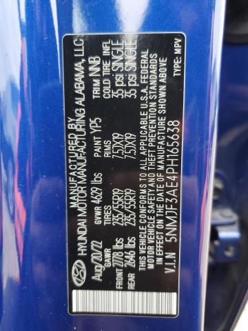 2023 HYUNDAI TUCSON SEL - 5NMJF3AE4PH165638