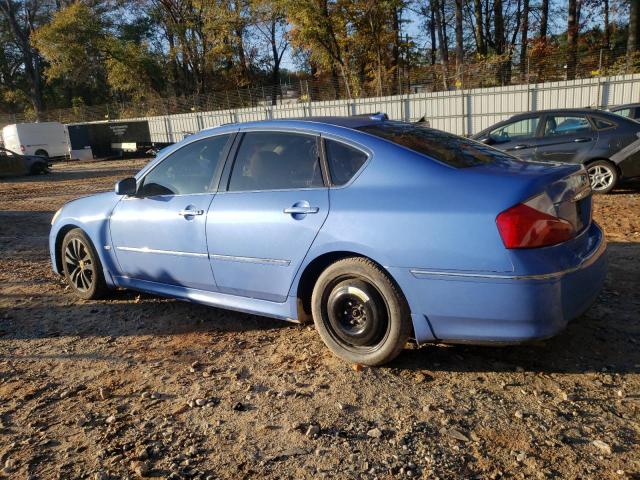 INFINITI M35 BASE 2008 blue sedan 4d gas JNKAY01E78M603392 photo #3