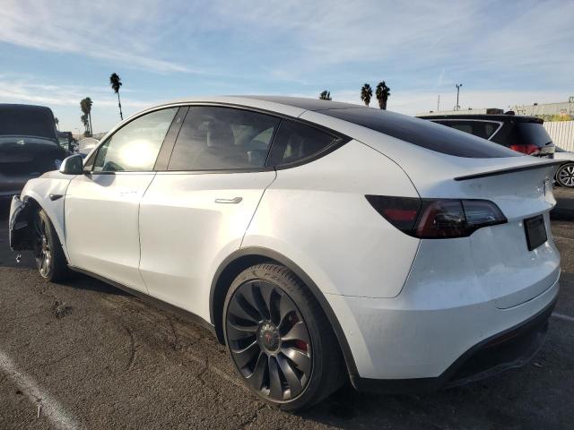 TESLA MODEL Y 2022 white  electric 7SAYGDEF9NF492722 photo #3