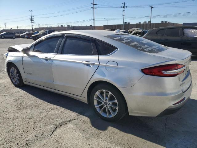 FORD FUSION SE 2019 silver  hybrid engine 3FA6P0LU6KR261596 photo #3