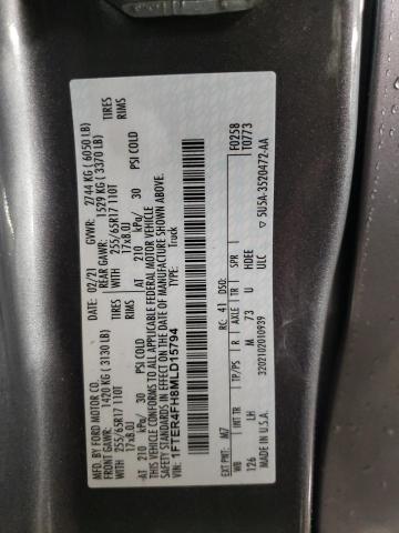 2021 FORD RANGER XL - 1FTER4FH8MLD15794