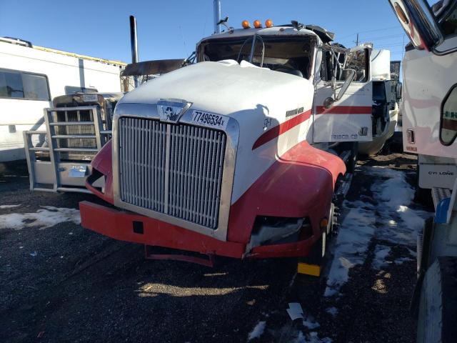 WESTERN STAR/AUTO CAR DUMP TRUCK 1990 red tractor diesel 2WKRDCCH8LK926827 photo #3