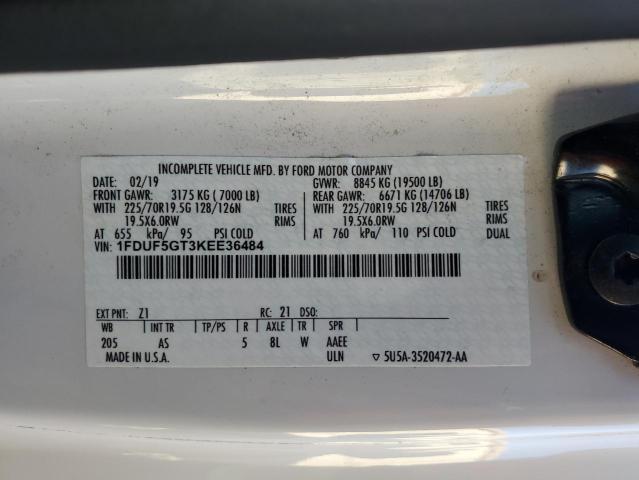 2019 FORD F550 SUPER - 1FDUF5GT3KEE36484