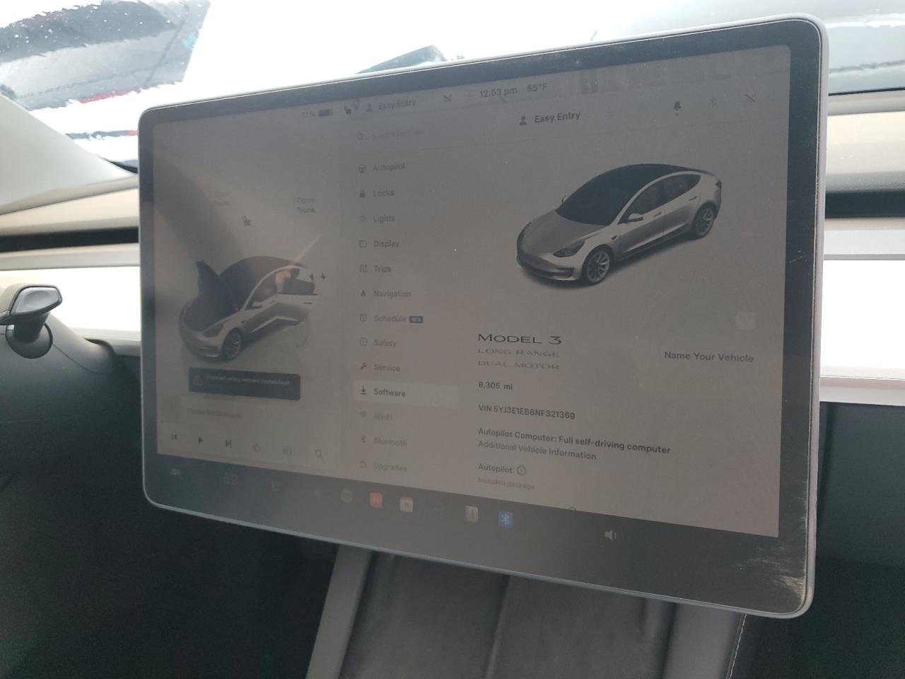 Lot #3034673645 2022 TESLA MODEL 3