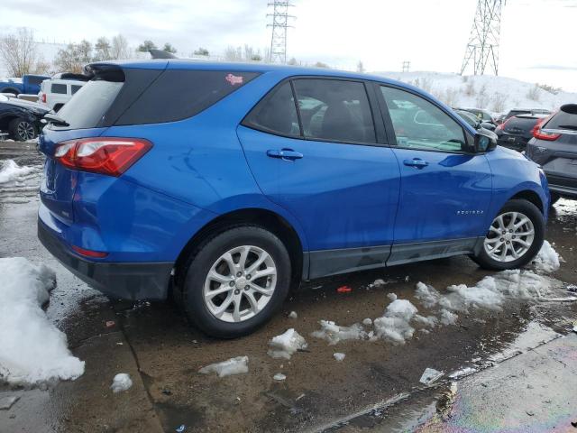 CHEVROLET EQUINOX LS 2019 blue  gas 3GNAXSEV7KS528556 photo #4