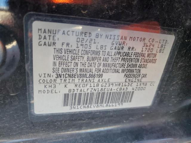 2021 NISSAN VERSA SV - 3N1CN8EV8ML866199