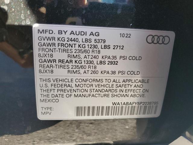 VIN WA1ABAFY5P2038785 2023 AUDI Q5 no.14