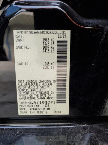 2020 NISSAN ALTIMA S - 1N4BL4BV2LC193275