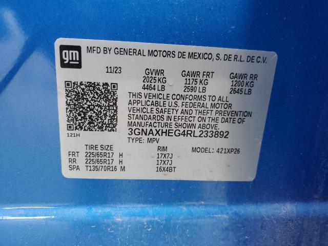 2024 CHEVROLET EQUINOX LS - 3GNAXHEG4RL233892