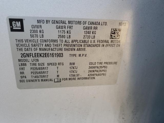 VIN 2GNFLEEK2E6161903 2014 Chevrolet Equinox, LS no.12