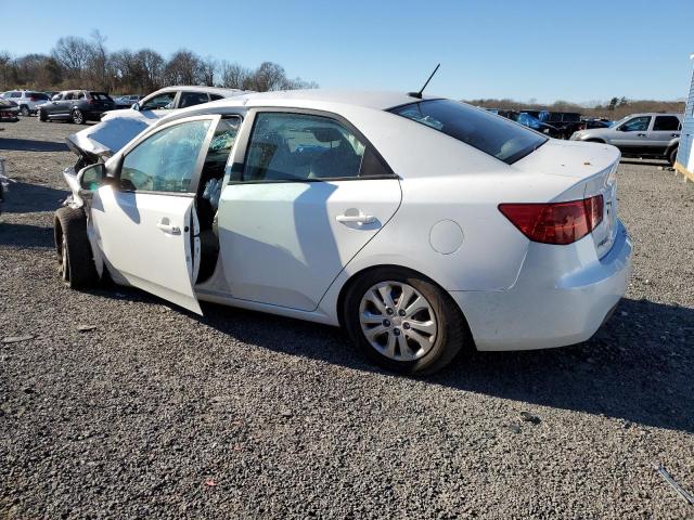 KIA FORTE EX 2012 white sedan 4d gas KNAFU4A28C5582858 photo #3