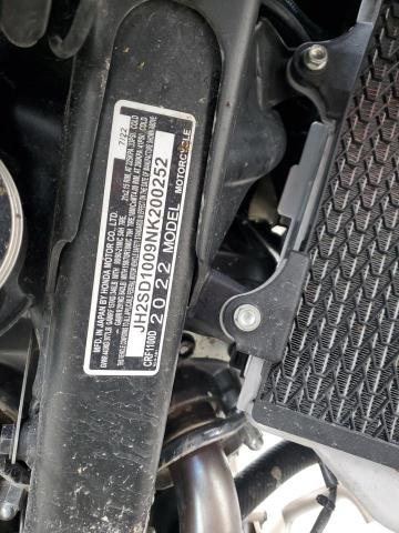 2022 HONDA CRF1100 D JH2SD1009NK200252