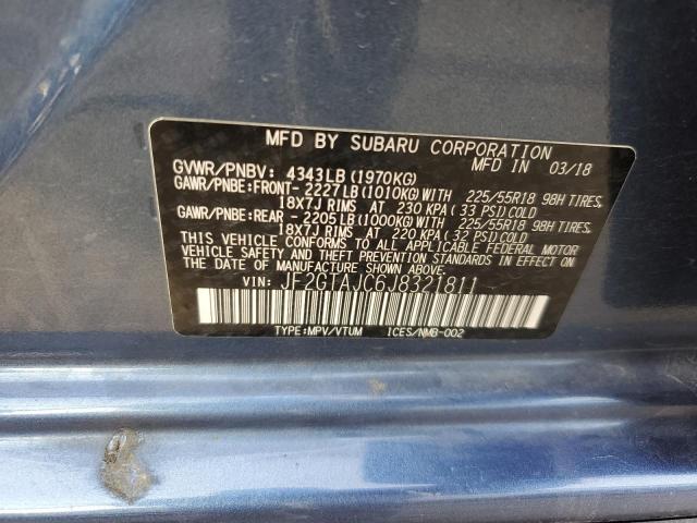 2018 SUBARU CROSSTREK - JF2GTAJC6J8321811
