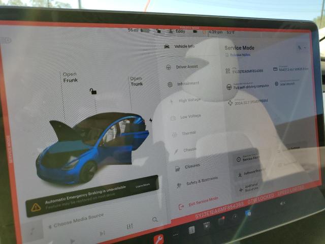 2021 TESLA MODEL 3 - 5YJ3E1EA6MF854388