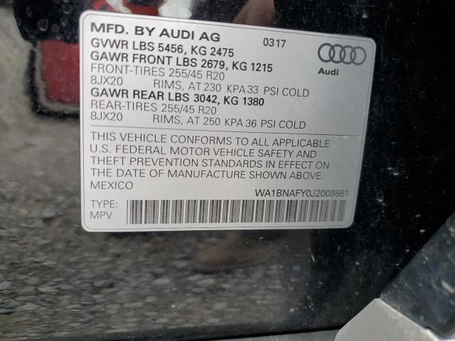 VIN WA1BNAFY0J2009861 2018 AUDI Q5 no.12