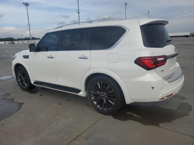 INFINITI QX80 LUXE 2021 white  gas JN8AZ2AE0M9273316 photo #3