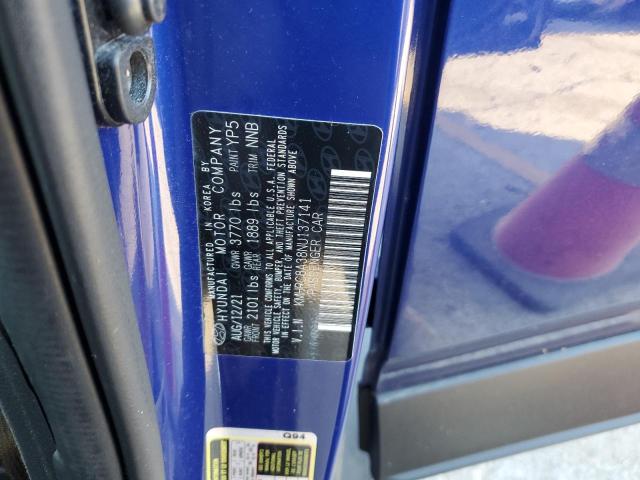 2022 HYUNDAI VENUE SEL - KMHRC8A38NU137141