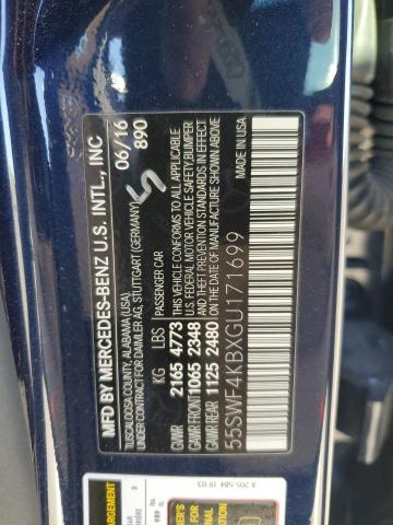 2016 MERCEDES-BENZ C 300 4MAT - 55SWF4KBXGU171699