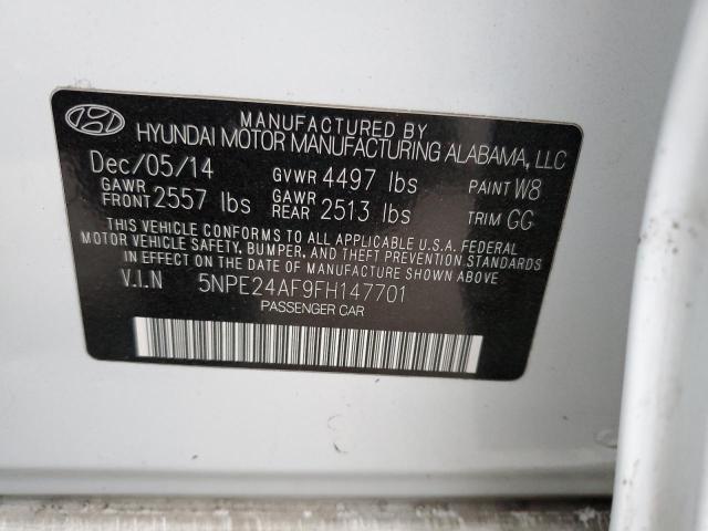 2015 HYUNDAI SONATA SE - 5NPE24AF9FH147701