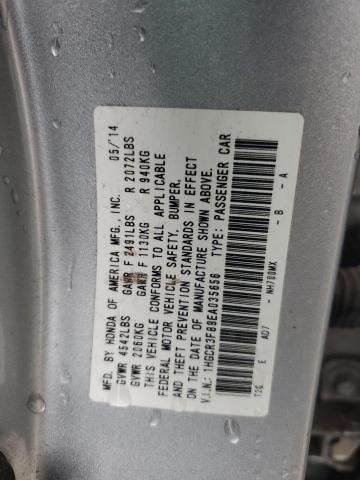 VIN 1HGCR3F89EA035656 2014 Honda Accord, Exl no.13