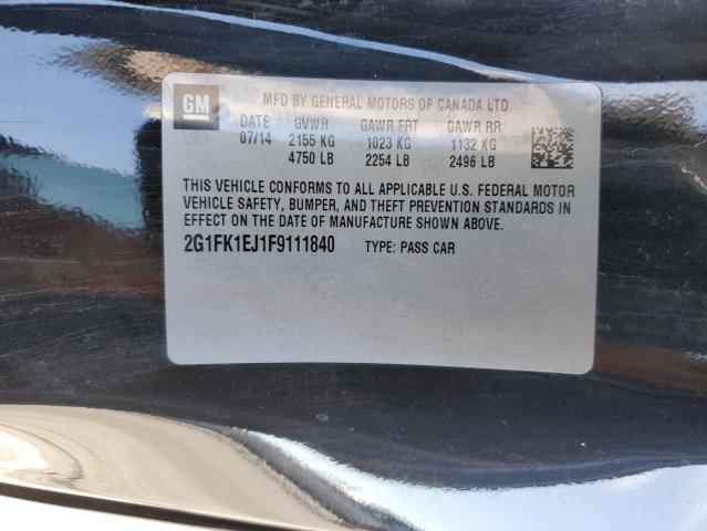2015 CHEVROLET CAMARO 2SS 2G1FK1EJ1F9111840