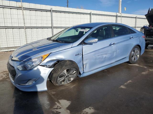 HYUNDAI SONATA HYB 2013 blue  hybrid engine KMHEC4A44DA090402 photo #1