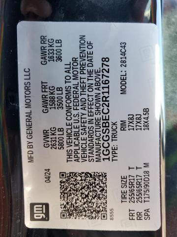 2024 CHEVROLET COLORADO - 1GCGSBEC2R1167278