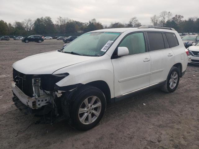 TOYOTA HIGHLANDER 2011 white  gas 5TDZK3EH0BS024445 photo #1