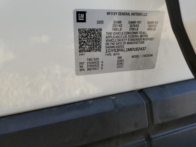 2021 CADILLAC ESCALADE S - 1GYS3FKL1MR192437