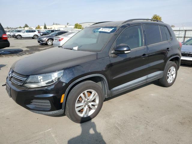 VOLKSWAGEN TIGUAN S 2015 black  gas WVGAV7AX0FW532957 photo #1