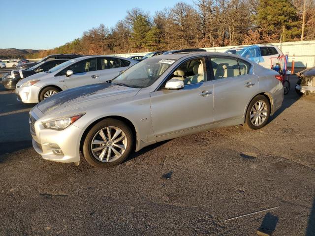 INFINITI Q50 PREMIU 2016 silver sedan 4d gas JN1EV7AR0GM343118 photo #1