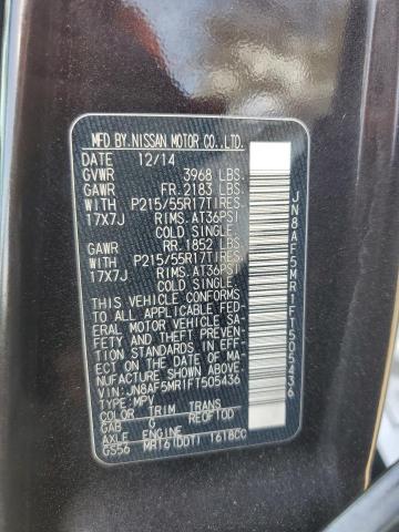 2015 NISSAN JUKE S - JN8AF5MR1FT505436