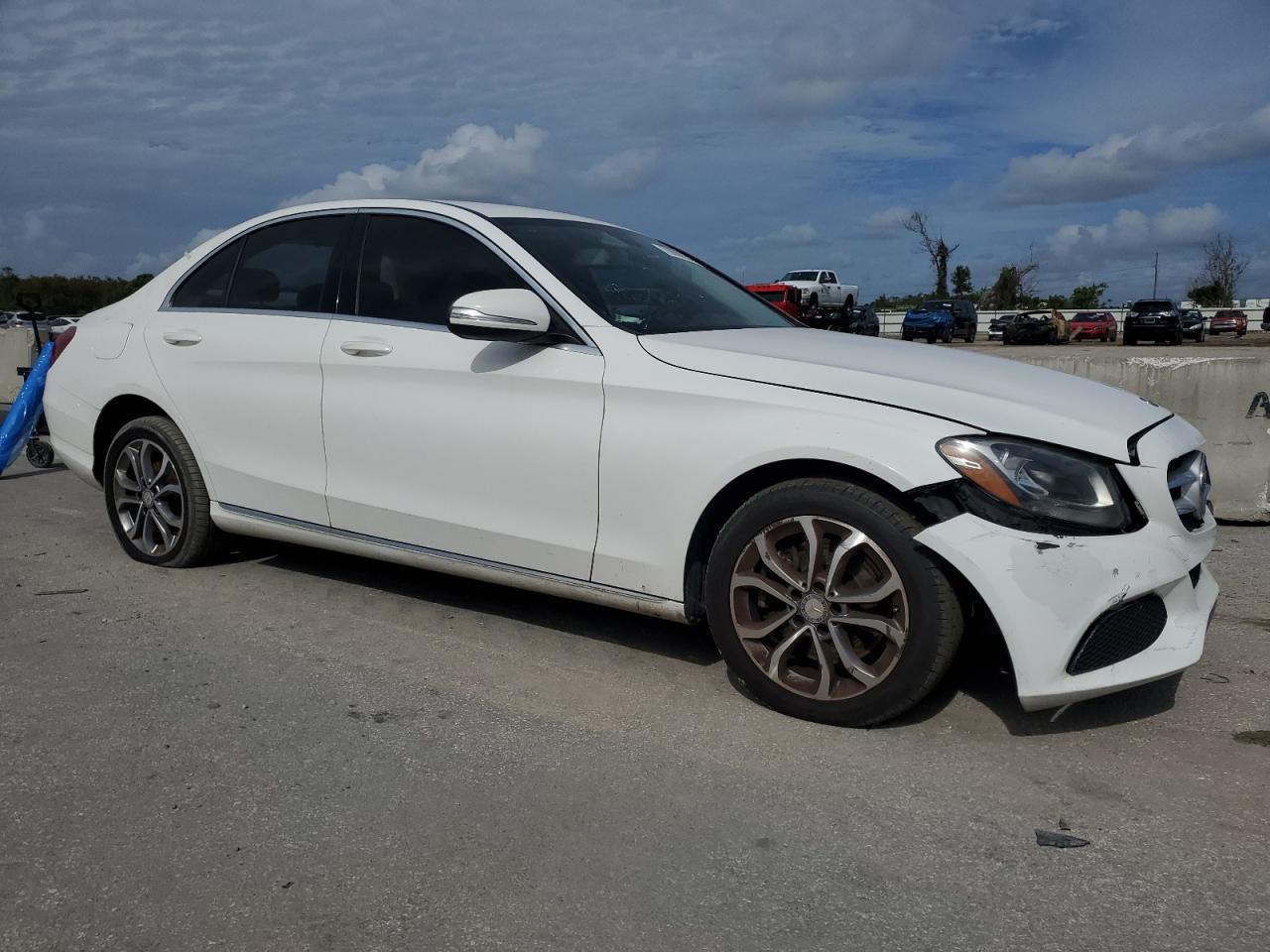 Lot #2974148366 2015 MERCEDES-BENZ C 300 4MAT