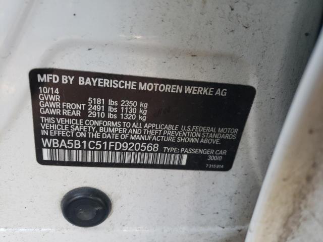 2015 BMW 535 I - WBA5B1C51FD920568